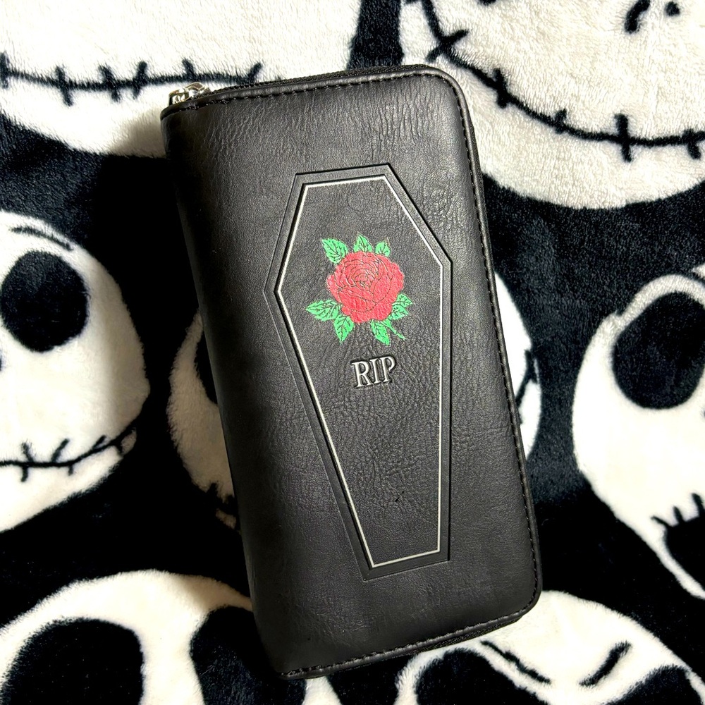 Rip Rose Coffin Wallet
